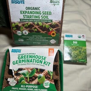 Back to the Roots Greenhouse Germination Kit with Organic Seed Starting Soil